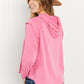 Andree by Unit Live Simply Full Size Shoulder Detail Knit Hoodie -