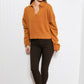 HYFVE Back to School Collared Long Sleeve Sweater -