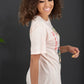Lotus Fashion Wild West Card Graphic Tee in Pink -