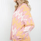 Petal Dew Argyle Button Front Dropped Shoulder Cardigan -