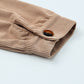 Plaid Corduroy Dropped Shoulder Jacket -