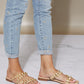 Cape Robbin Never Too Late Studded Strappy Slide-On Sandals -
