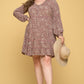 ODDI Floral Tiered Dress -