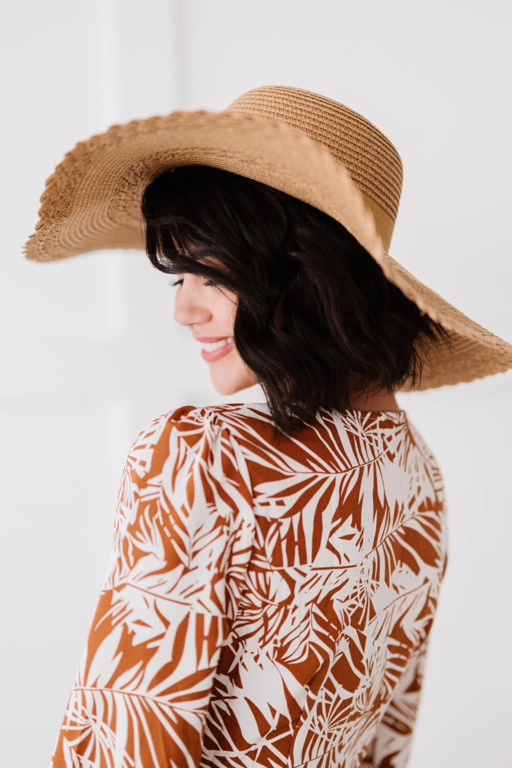 Justin Taylor Ocean Avenue Floppy Straw Hat -