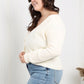 Heimish Full Size Button Front Ribbed Cardigan -