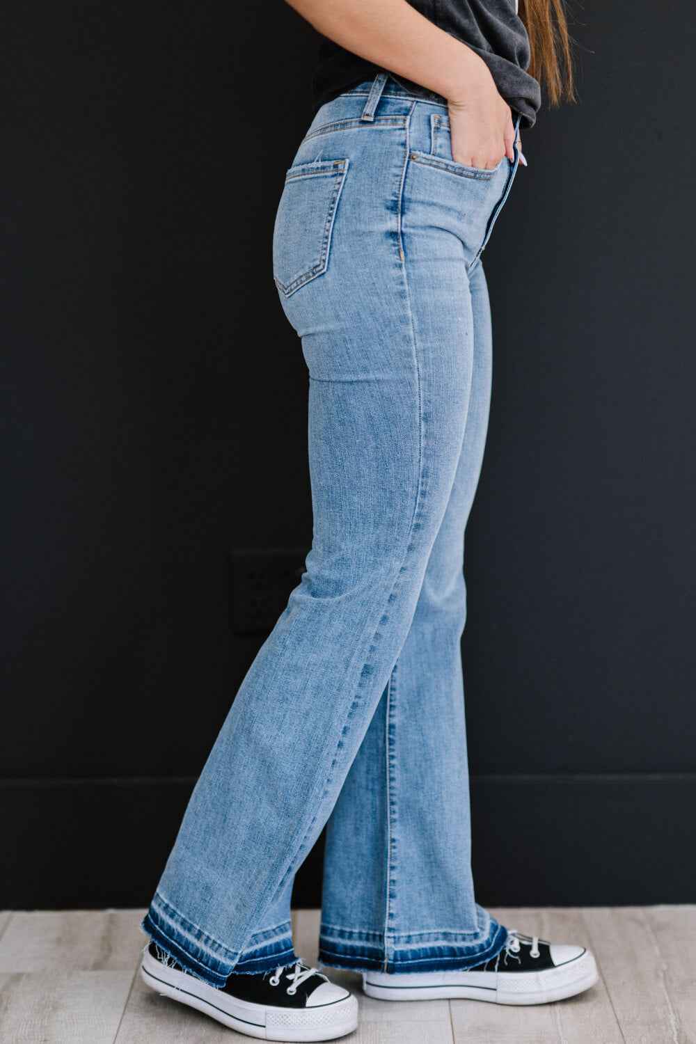 SneakPeek Fit and Flair Flare Jeans -