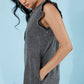 Sew In Love Cascade Springs Acid Wash Dress in Black -