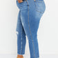 Judy Blue Cora Howdy Embroidery Boyfriend Jeans -