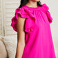Glam Sweet Pea Ruffle Sleeve Top -