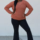 Heimish Full Size Raglan Sleeve V-Neck Sweater -