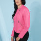 Coalition LA Atlantic City Asymmetrical Vegan Leather Jacket -