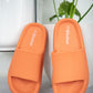WeeBoo Go All Out Slide-On Sandals in Orange -