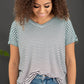Sew In Love Running Free Striped Tee -
