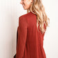 Zenana Full Size Open Front Top with Pockets -