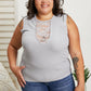 Vocal For Love of Lace Chain Detail Sleeveless Tee -