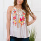 Andree by Unit Serenade Me Full Size Embroidered Sleeveless Blouse -