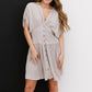 Davi & Dani Stay a Little Longer Pleated Mini Dress -
