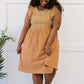 Davi & Dani Spring Break Embroidered Mini Dress -
