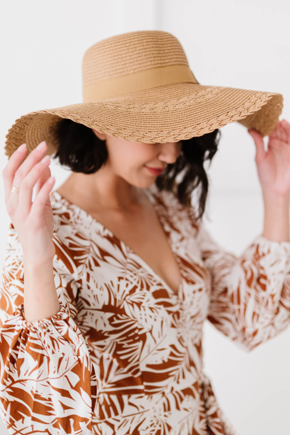 Justin Taylor Ocean Avenue Floppy Straw Hat -