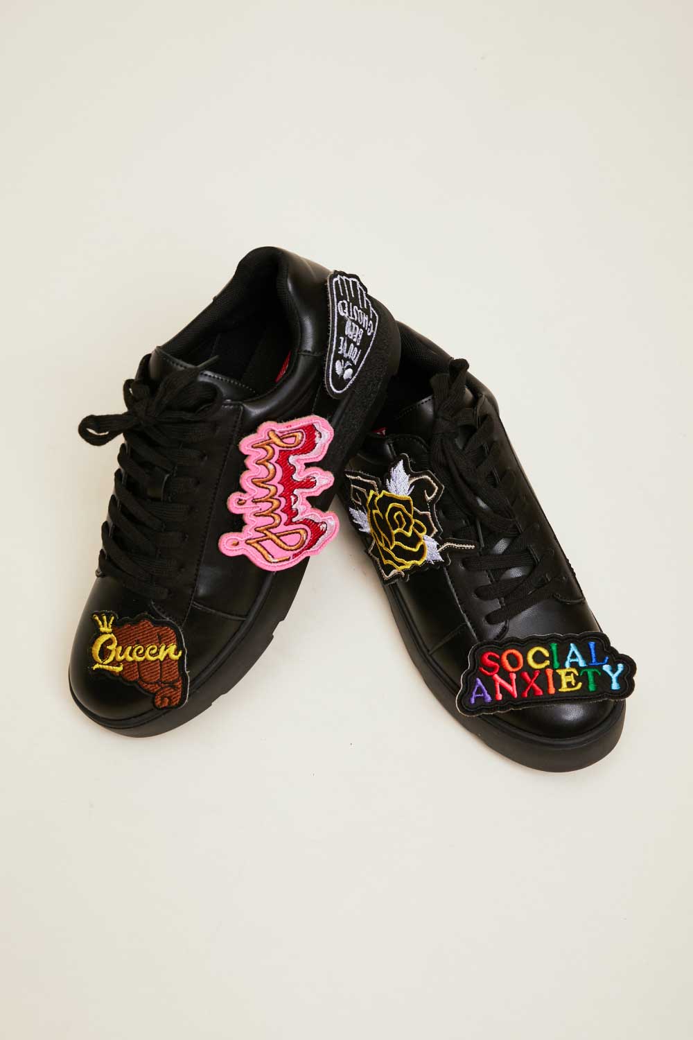 Cape Robbin Make A Statement Applique Detail Sneakers -