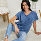 Sew In Love Stay and Chat Love Pocket Tee -