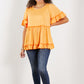 Hailey & Co Our Song Ruffled Babydoll Top -