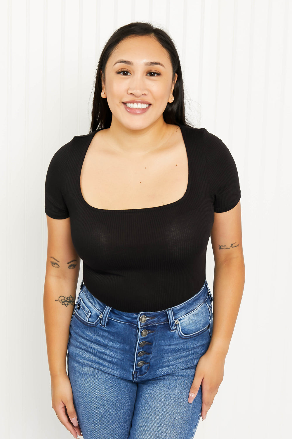 GeeGee In the Moment Short-Sleeve Bodysuit -