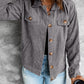 Corduroy Long Sleeve Jacket -
