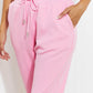 White Birch Winding Down High-Waisted Joggers -