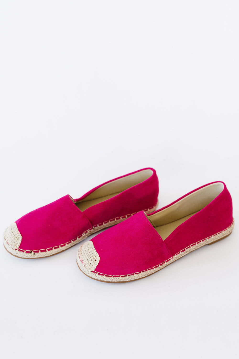 WeeBoo In Step Espadrille Slip-On Flats in Fuchsia -