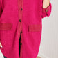 Davi & Dani Cliffhanger Teddy Button Down Shacket -