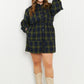 Davi & Dani Make an Entrance Full Size Button Front Shirt Dress -