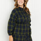Davi & Dani Make an Entrance Full Size Button Front Shirt Dress -