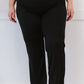 White Birch Fierce Fitness High-Waist Flared Knit Pants -