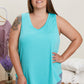 Sew In Love Never a Dull Moment Racerback Tank in Mint -