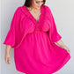 GeeGee Glamour Girl Balloon Sleeve Mini Dress -
