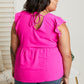 Cotton Bleu At The Summit Airflow Babydoll Top -