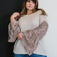 Aspire to Inspire Leopard Bell Sleeve Top -