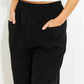 Zenana School Night Corduroy Loose Fit Pants -