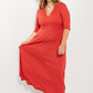Acting Pro Cincinnati Style Full Size V-Neck Maxi Dress -