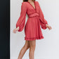 Dress Day Regal Ruffles Mini Dress -