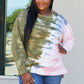 Sew In Love Full Size Tie-Dye Seam Detail Sweatshirt -