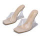 Cape Robbin Clear View Slide-On Heels -