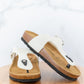 WeeBoo Forever Summer Genuine Leather Insole T-Strap Sandals -