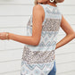 Geometric Leopard Print Tank -