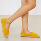 WeeBoo In Step Espadrille Slip-On Flats in Yellow -