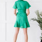 Dress Day Pastries in Paris Mini Wrap Dress -
