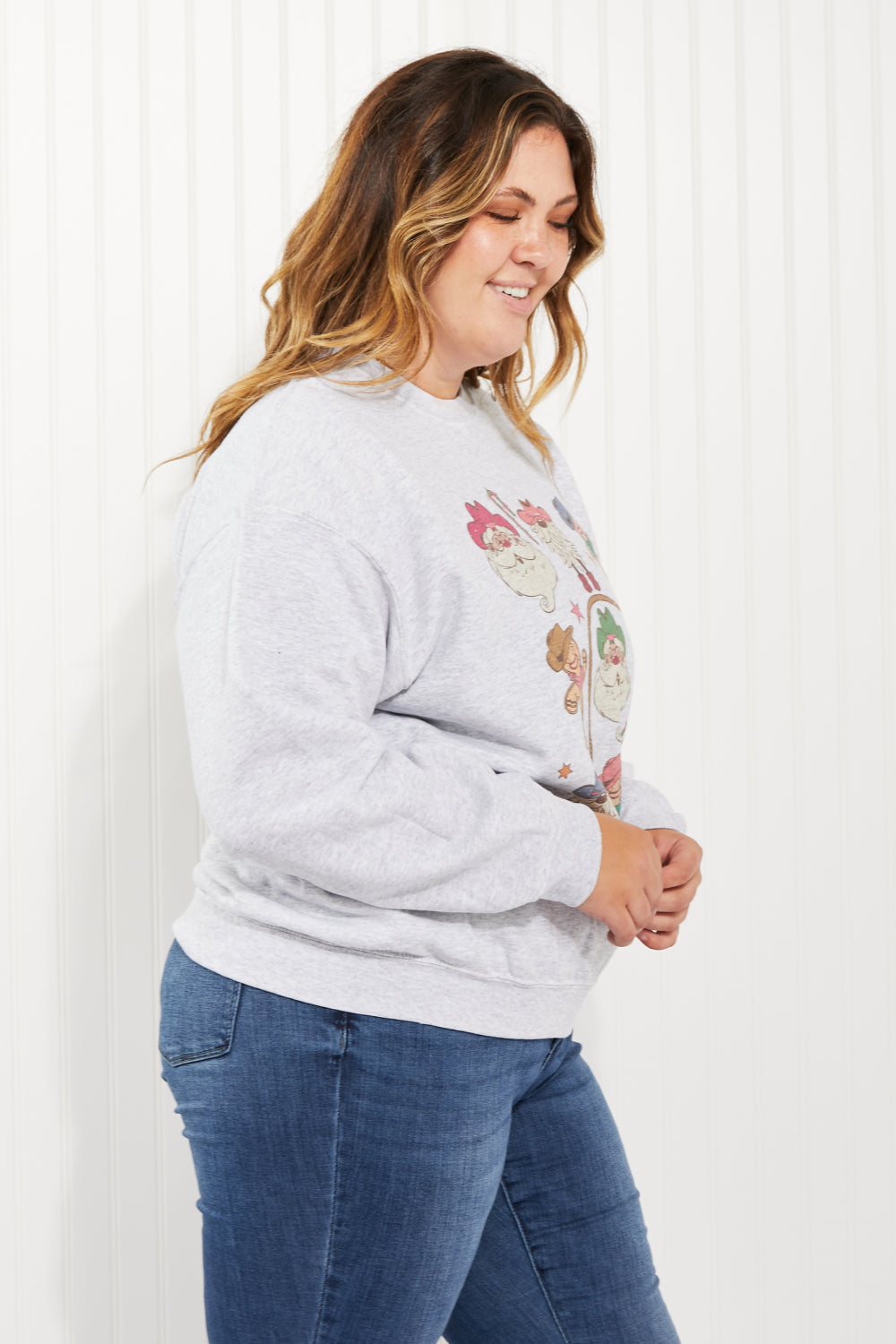 WKNDER Christmas Gallery Full Size Graphic Sweatshirt -