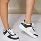 Berness Mile a Minute Platform Sneakers in Black and White -