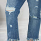 RISEN Undone Chic Straight Leg Jeans -